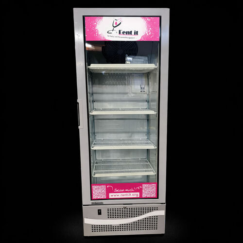 Kühlschrank mit Glastür (KI-Abbildung)