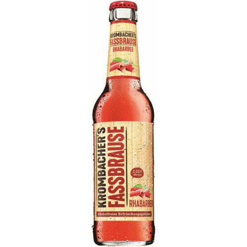 Krombacher Fassbrause Rhabarber 24 X 0,33 l GLAS MW