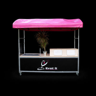 Imbissstand - rollbar - inkl. Gasgrill und Kühltruhe (KI-Abbildung)